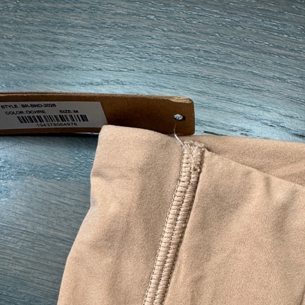 NWT SKIMS Tan Bandeau - M - Picture 4 of 4